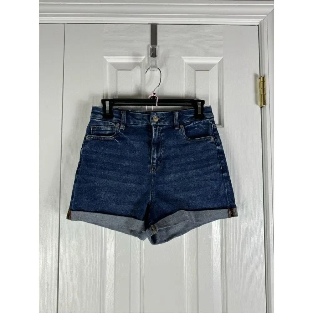 American Eagle Womens Curvy Mom Denim Shorts Size 2